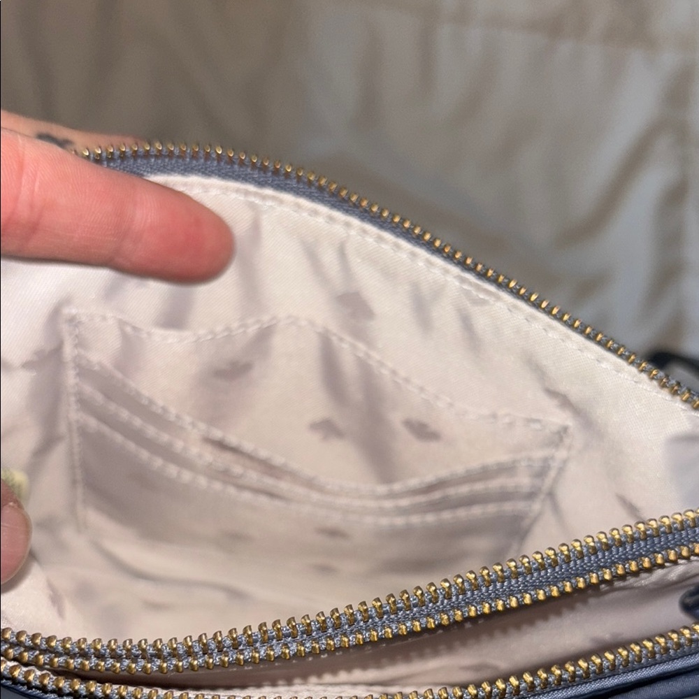 Like New Kate Spade ♠️ Navy Blue Women's Clutch - Picture 5 of 7